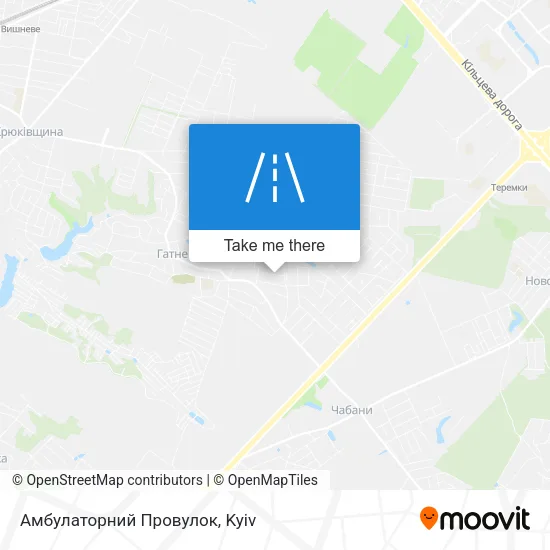 Карта Амбулаторний Провулок