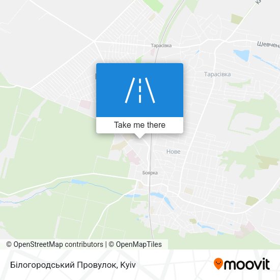 Білогородський Провулок map