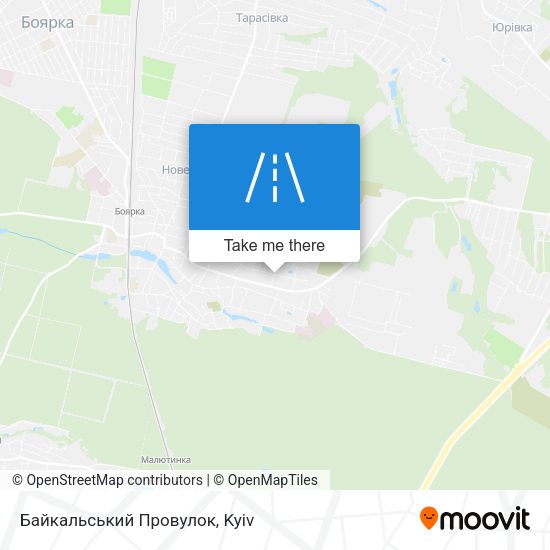Байкальський Провулок map