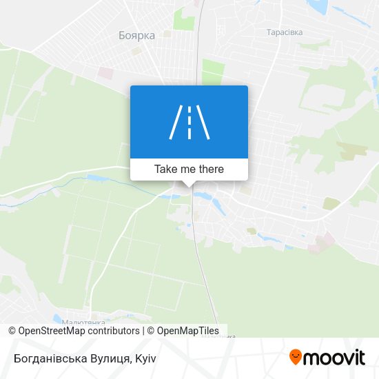 Богданівська Вулиця map