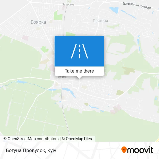 Карта Богуна Провулок