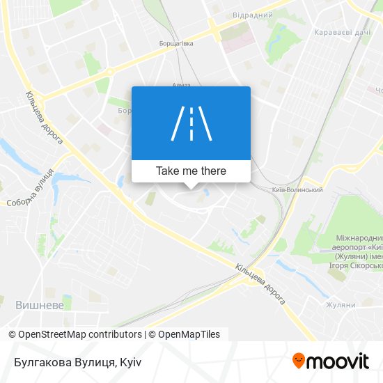 Булгакова Вулиця map