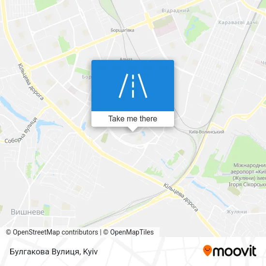 Карта Булгакова Вулиця