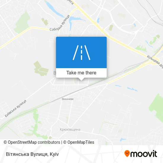 Карта Вітянська Вулиця