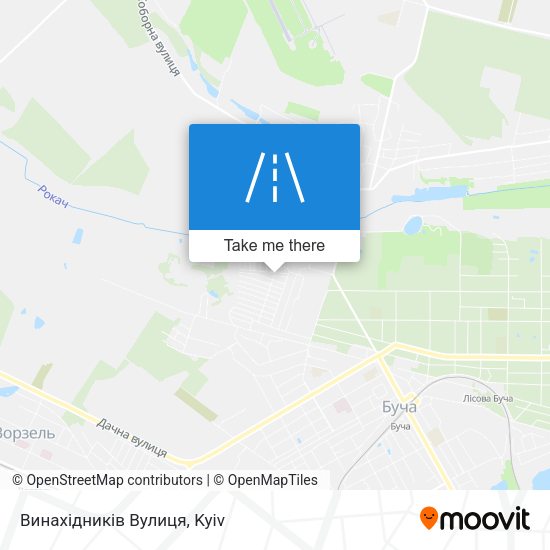 Винахідників Вулиця map