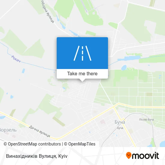Карта Винахідників Вулиця