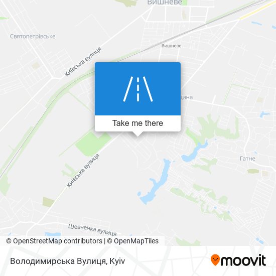Володимирська Вулиця map