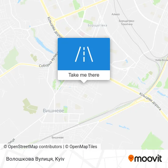 Карта Волошкова Вулиця