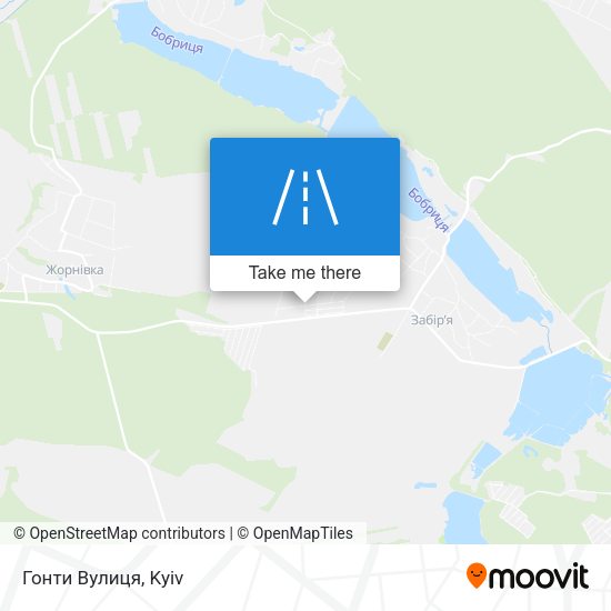 Гонти Вулиця map