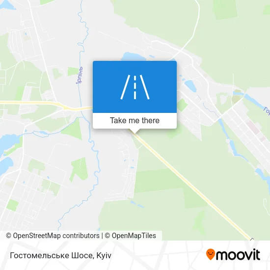 Карта Гостомельське Шосе