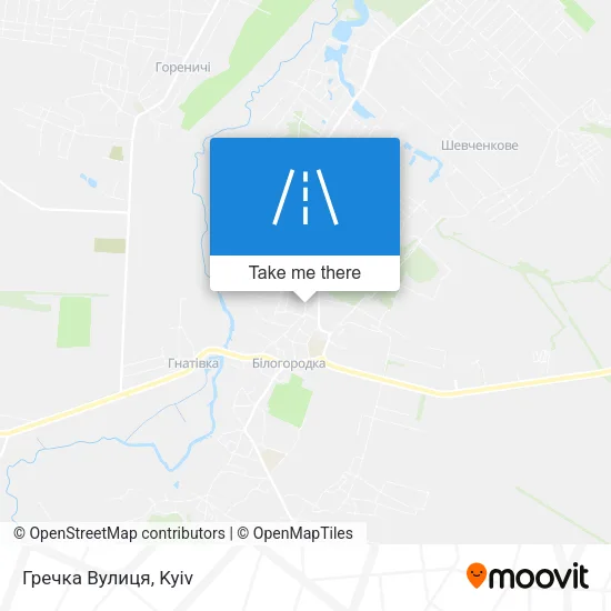 Гречка Вулиця map