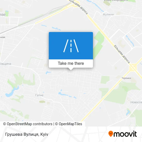 Карта Грушева Вулиця