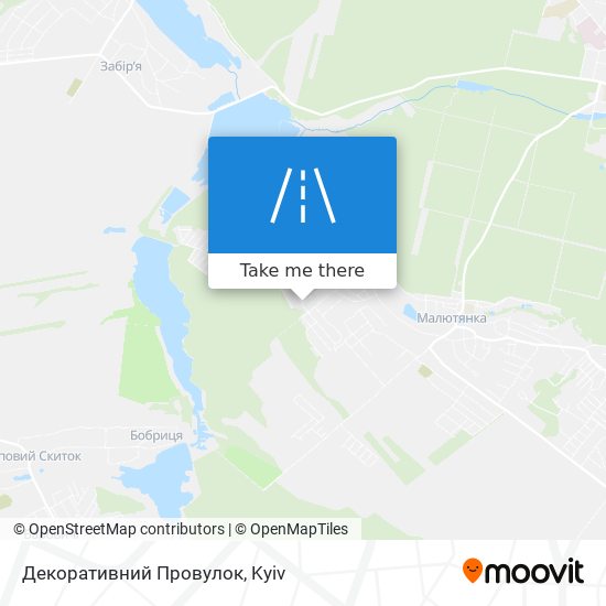 Декоративний Провулок map