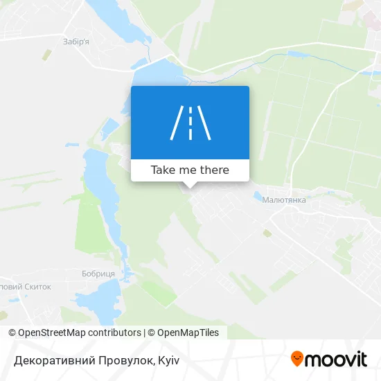 Карта Декоративний Провулок