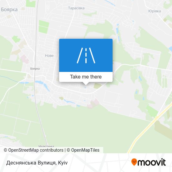 Деснянська Вулиця map