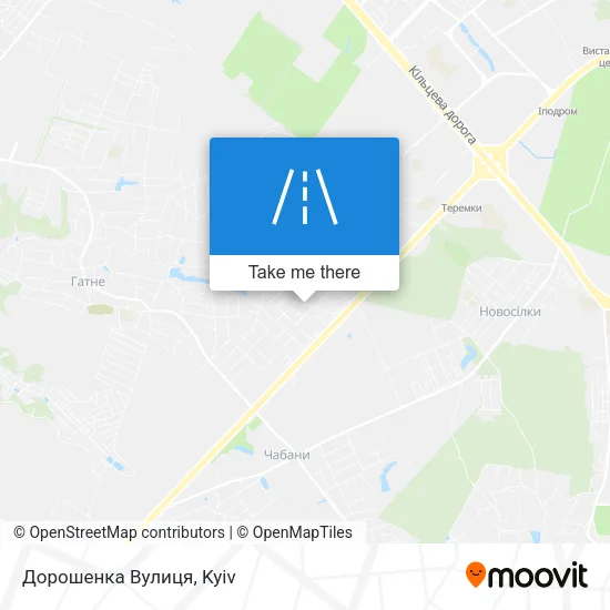 Карта Дорошенка Вулиця