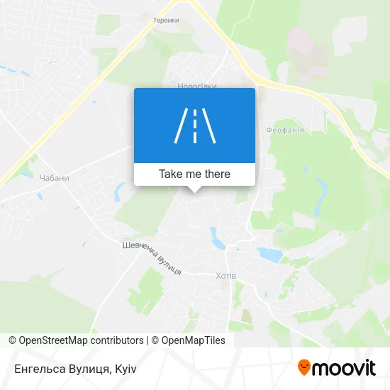 Карта Енгельса Вулиця
