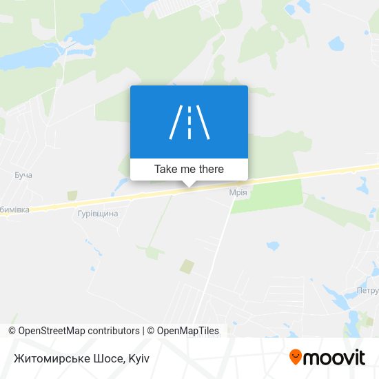 Житомирське Шосе map