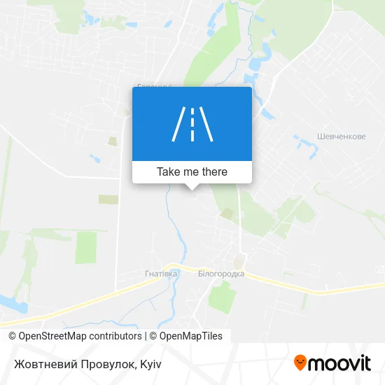 Карта Жовтневий Провулок