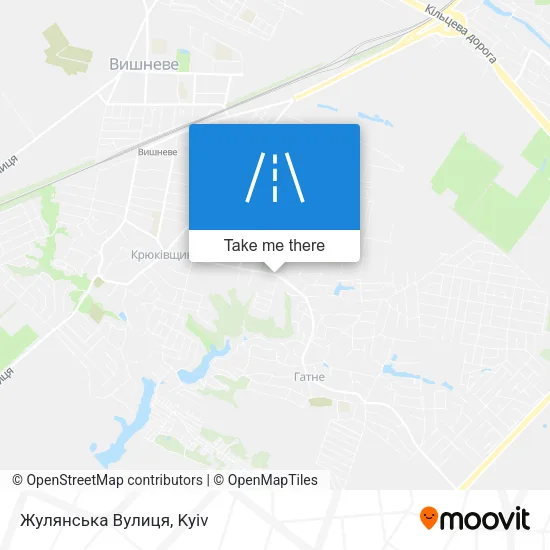 Карта Жулянська Вулиця
