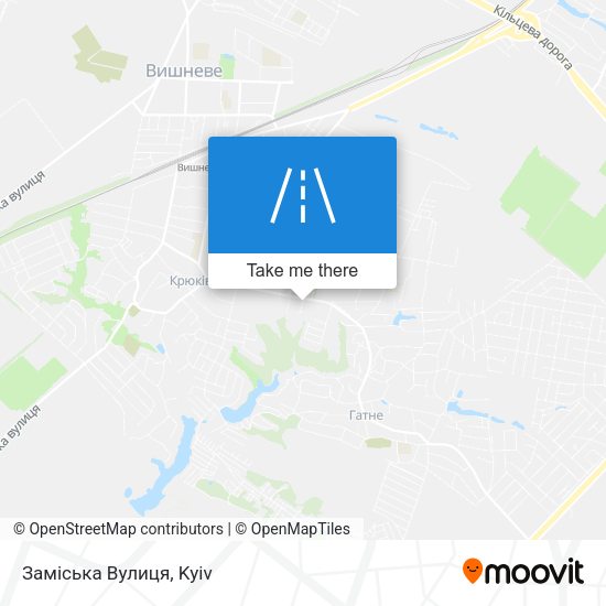 Заміська Вулиця map