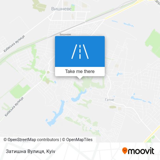 Затишна Вулиця map
