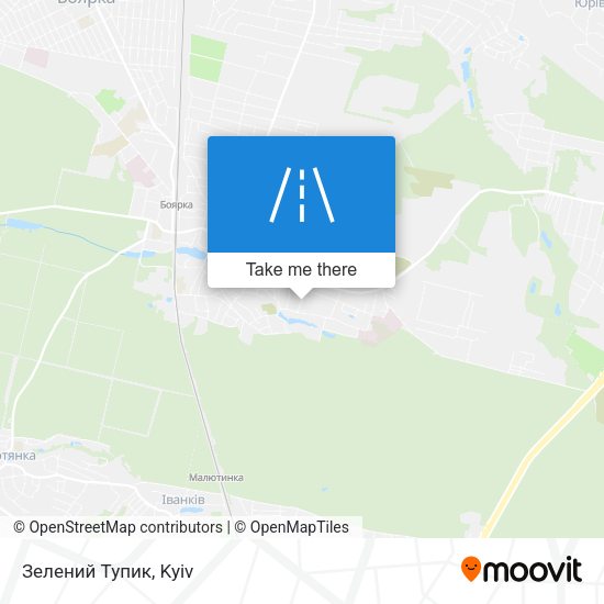 Зелений Тупик map