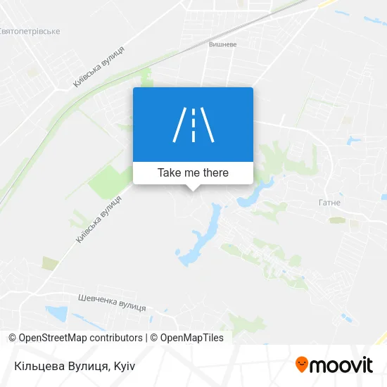 Карта Кільцева Вулиця
