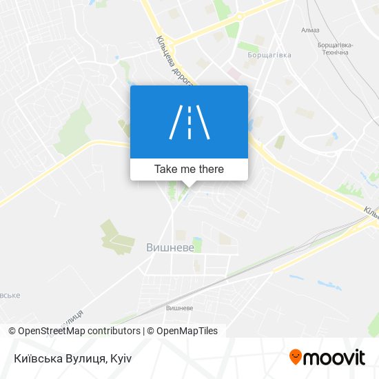 Київська Вулиця map