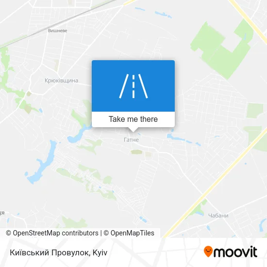 Карта Київський Провулок