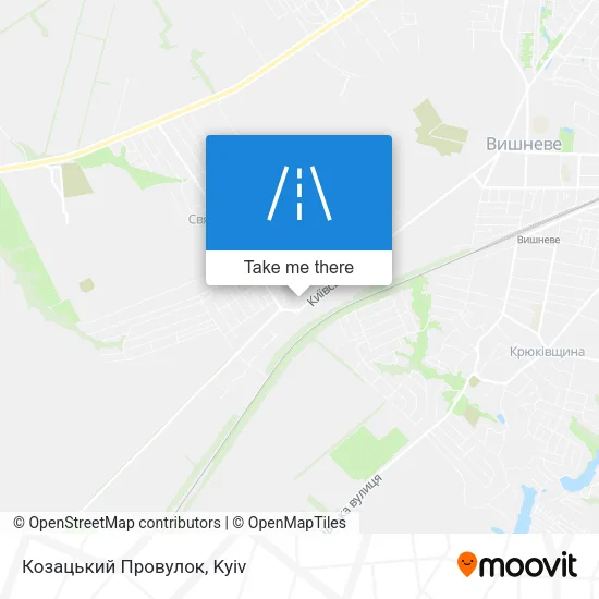 Карта Козацький Провулок