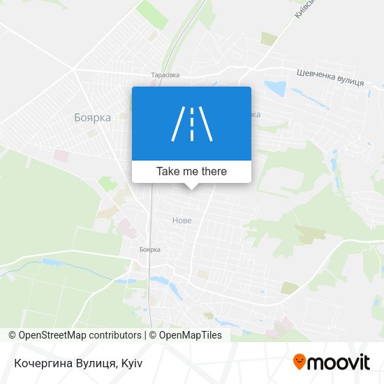 Кочергина Вулиця map