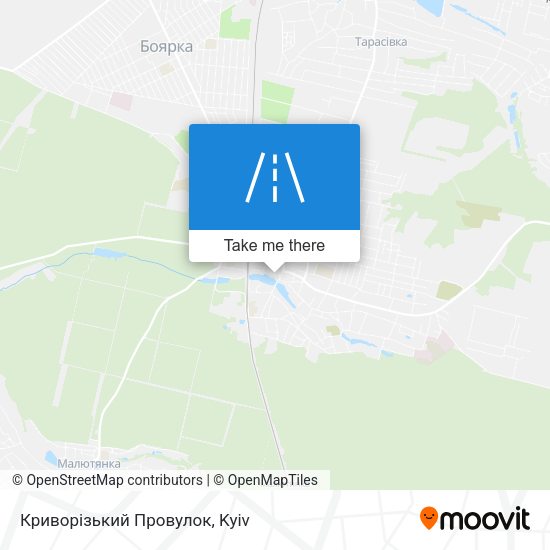 Криворізький Провулок map