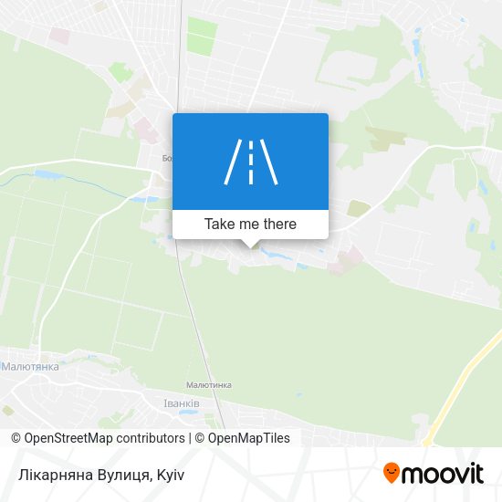 Лікарняна Вулиця map