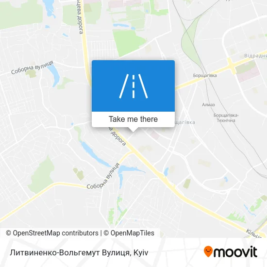 Карта Литвиненко-Вольгемут Вулиця