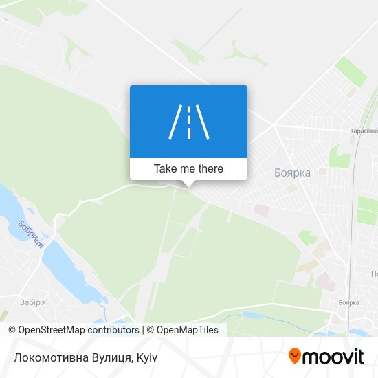 Локомотивна Вулиця map