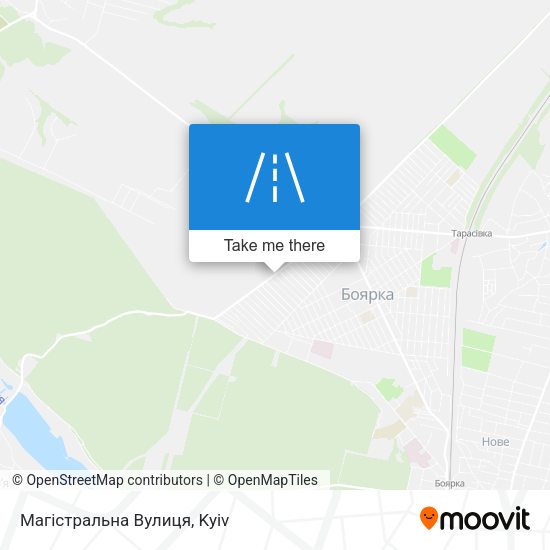 Магістральна Вулиця map