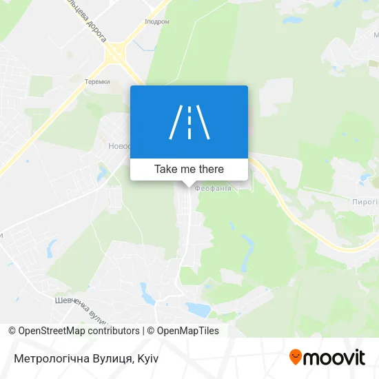 Карта Метрологічна Вулиця