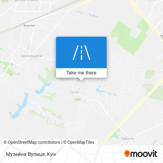 Карта Музейна Вулиця