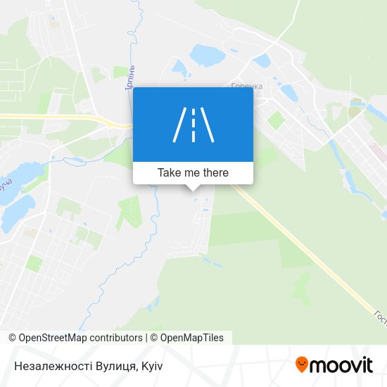 Незалежності Вулиця map