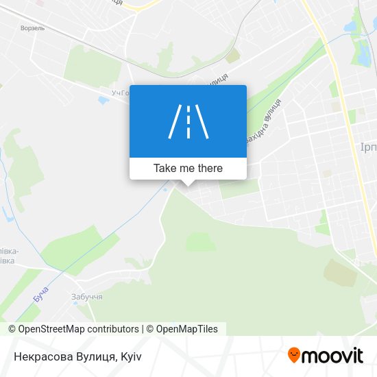 Некрасова Вулиця map