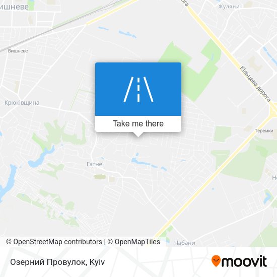 Озерний Провулок map