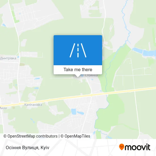 Карта Осіння Вулиця