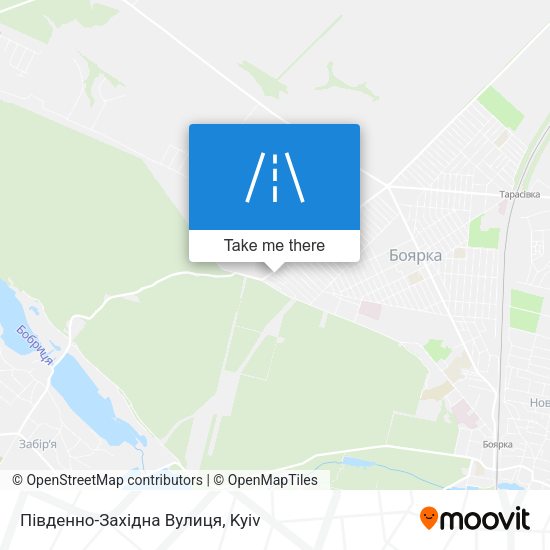 Південно-Західна Вулиця map