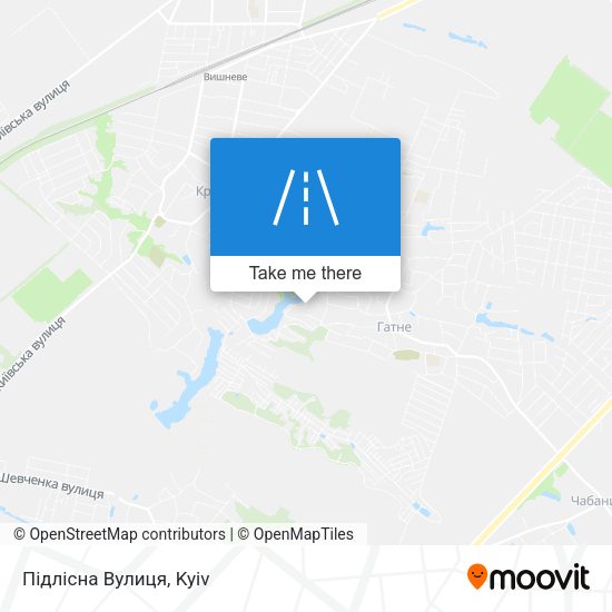 Підлісна Вулиця map