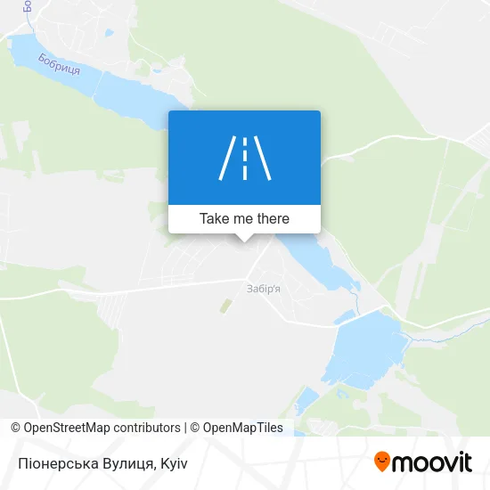 Карта Піонерська Вулиця