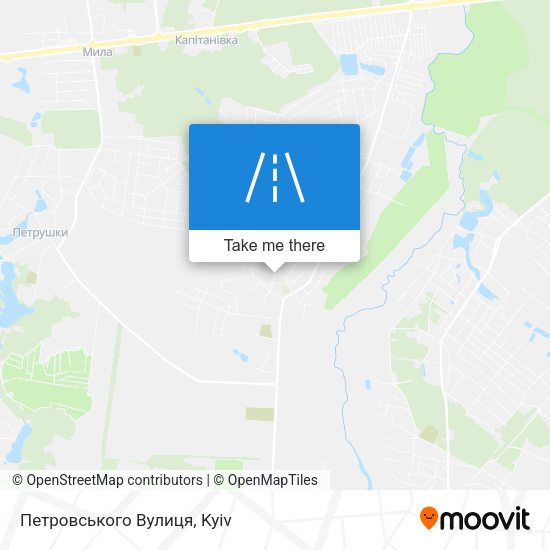 Петровського Вулиця map