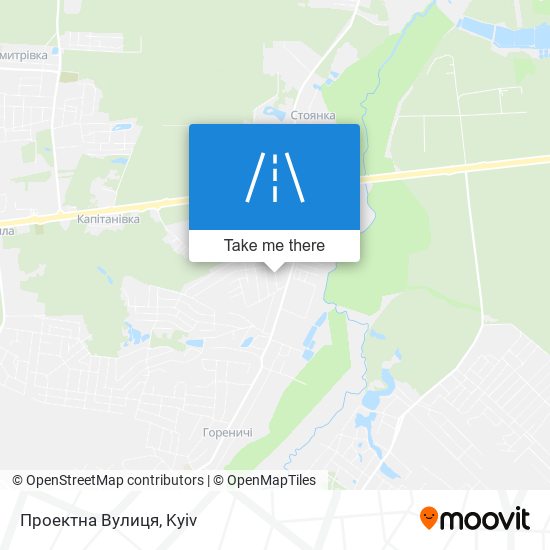 Проектна Вулиця map