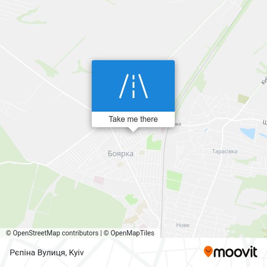 Рєпіна Вулиця map