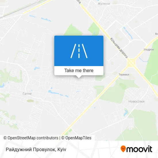 Карта Райдужний Провулок